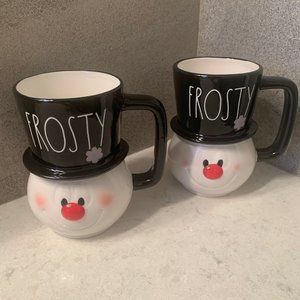 Rae Dunn Frosty The Snowman Christmas Mugs